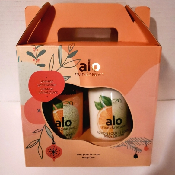🇨🇦 Alo Orange Cantaloupe Body Duo Set - Picture 1 of 2